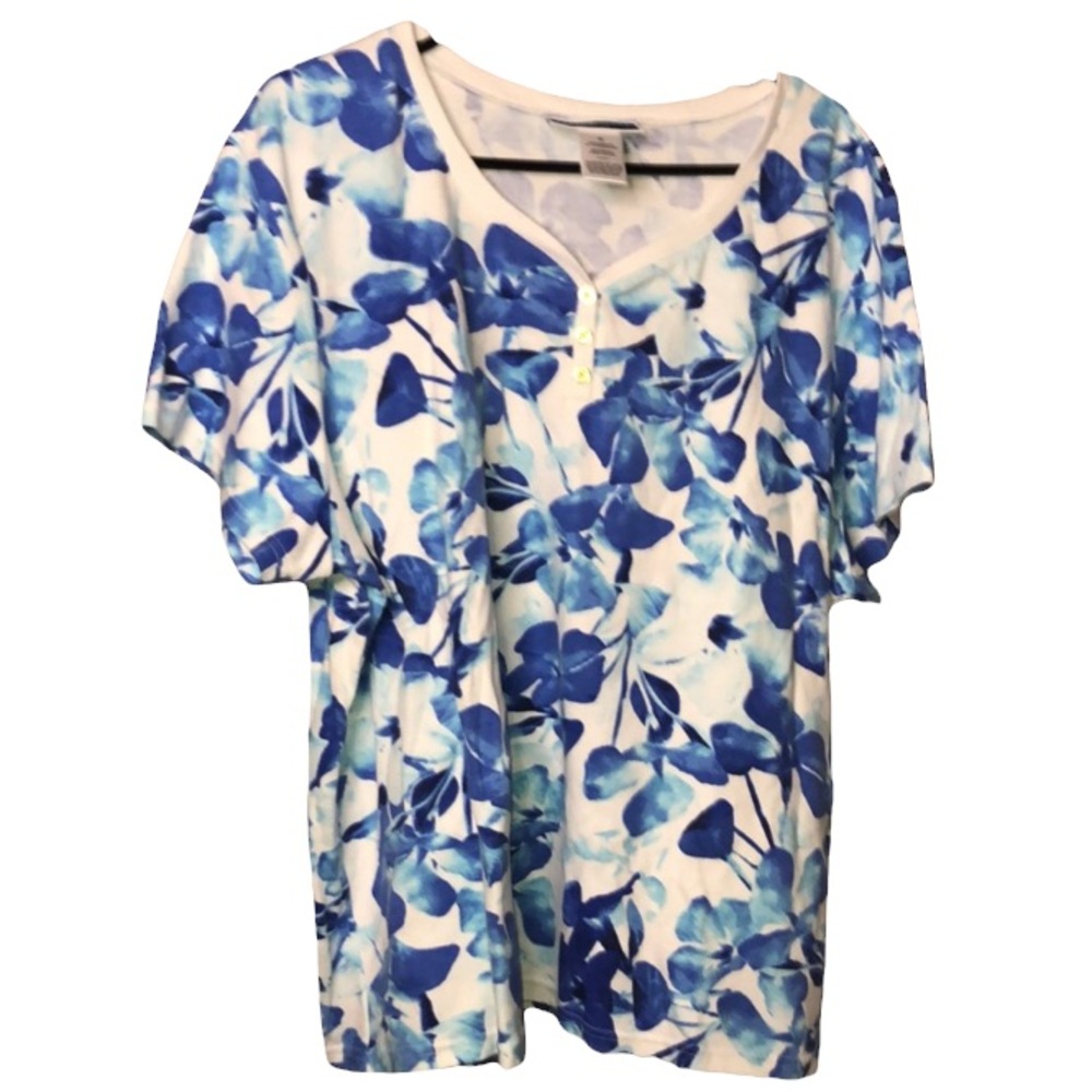 Blue Flower Shirt